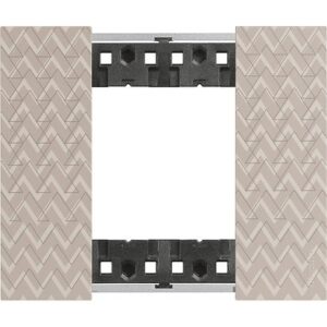 Mặt công tắc Bticino Living Now 2 module màu optic KA4802MM Legrand