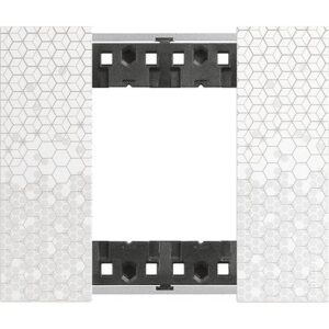 Mặt công tắc Bticino Living Now 2 module màu pixel KA4802MW Legrand
