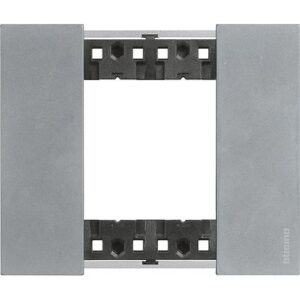 Mặt công tắc Bticino Living Now 2 module màu moon KA4802NW Legrand