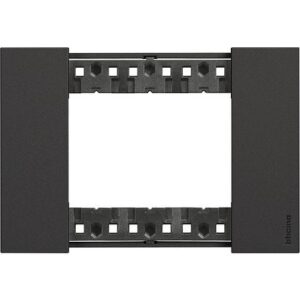 Mặt công tắc Bticino Living Now 3 module màu đen KA4803KG Legrand