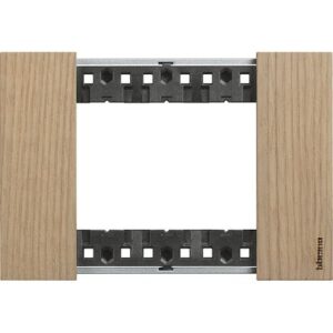 Mặt công tắc Bticino Living Now 3 module màu gỗ sồi KA4803LM Legrand