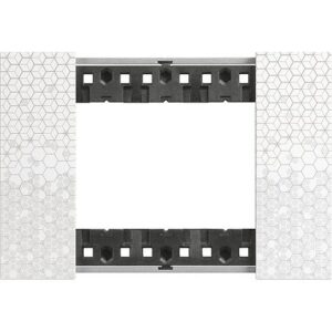Mặt công tắc Bticino Living Now 3 module màu Pixel KA4803MW Legrand