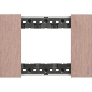 Mặt công tắc Bticino Living Now 3 module màu đồng KA4803ZM Legrand