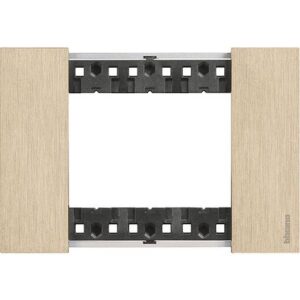 Mặt công tắc Bticino Living Now 3 module màu gold KA4803ZW Legrand