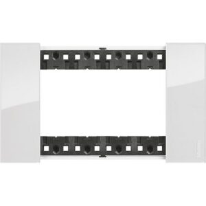 Mặt công tắc Living Now 4 module màu kem KA4804DW Legrand