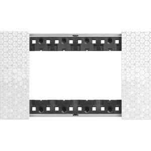 Mặt công tắc Bticino Living Now 4 module màu pixel KA4804MW Legrand