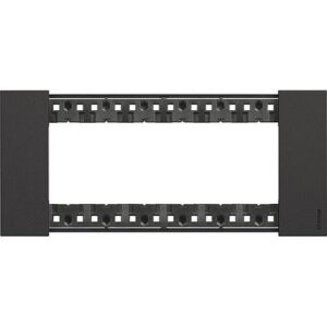 Mặt công tắc Bticino Living Now 6 module màu đen KA4806KG Legrand