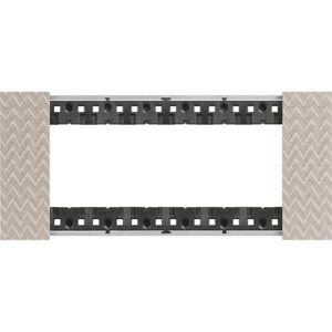 Mặt công tắc Bticino Living Now 6 module màu optic KA4806MM Legrand