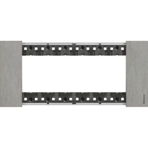 Mặt công tắc Bticino Living Now 6 module màu thép KA4806ZG Legrand