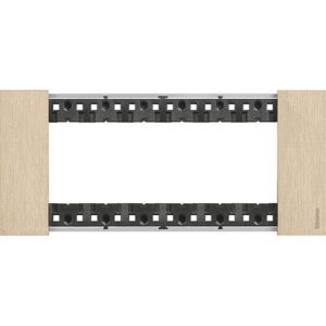 Mặt công tắc Bticino Living Now 6 module màu vàng KA4806ZW Legrand