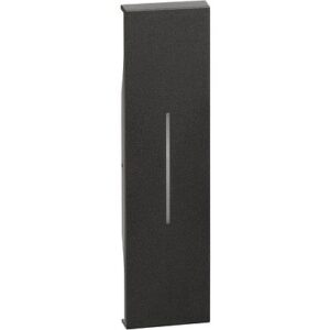Mặt che nút nhấn Bticino Living Now 1 module màu đen KG01 Legrand