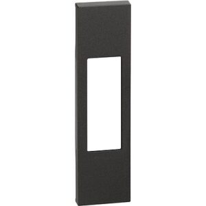 Nắp đậy ổ cắm Bticino Living Now tiêu chuẩn Ý 1 module màu đen KG02 Legrand