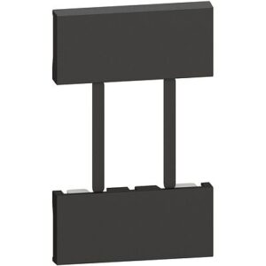 Mặt che Living Now cho các ổ cắm chuẩn Âu/Mỹ 2 modue màu đen KG51 Legrand