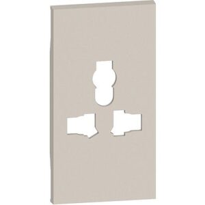 Mặt che Bticino Living Now cho ổ cắm đa năng K4139 2 module màu cát KM59 Legrand