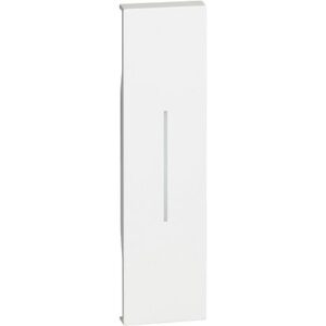 Mặt che nút nhấn Bticino Living Now 1 module màu trắng KW01 Legrand