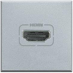 Ổ cắm HDMI 2M Axolute màu bạc | HC4284 Legrand