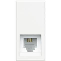 Ổ cắm điện thoại RJ11 màu trắng | HC4258C11N Legrand
