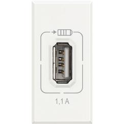 Ổ cắm sạc USB Axolute màu trắng | HC4285C1 Legrand