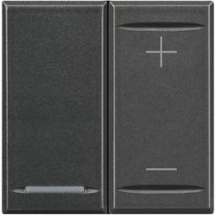 Chiết áp dạng nút nhấn 2M màu xám đen | HS4408 Legrand