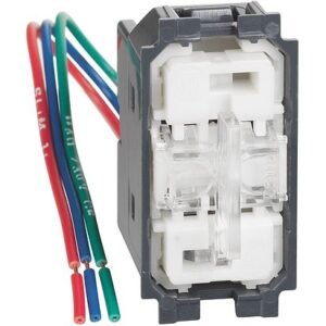 Công tắc phím đôi chuyển đổi dùng cho khách sạn LIT-1 1P 10AX 127VAC | K4027V127H Legrand