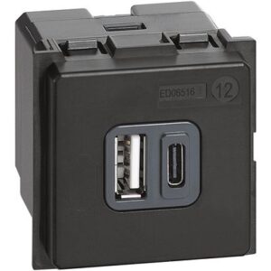 Ổ sạc USB type A & C 2M – K4287C2 Legrand