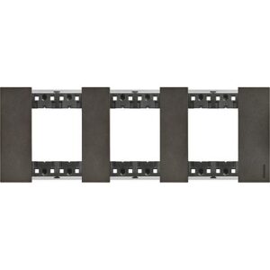 Mặt công tắc Bticino Living Now 2x3P 71mm màu space KA4802M3NG Legrand