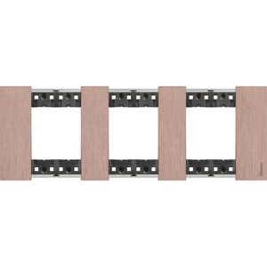 Mặt công tắc Bticino Living Now 2x3P 71mm màu đồng KA4802M3ZM Legrand