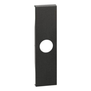 Mặt che cho ổ cắm TV hoặc mặt che có đầu ra phi 9mm 1 module màu đen – KG08 Legrand