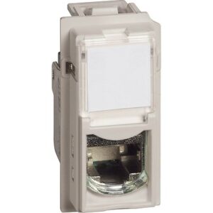 Ổ cắm máy tính RJ45 Cat6 UTP 1 mô đun – màu cát KM4279C6 Legrand