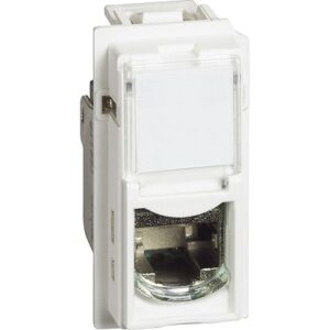 Ổ cắm máy tính Bticino Living Now RJ45 Cat6 UTP 1 module màu trắng KW4279C6 Legrand