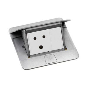Hộp âm sàn 3 module, mặt nhôm – 054010 Legrand