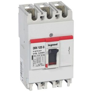 MCCB – DRX 125 – nhiệt từ – Icu 20 kA – 415 V~ – 3P | 027027 Legrand