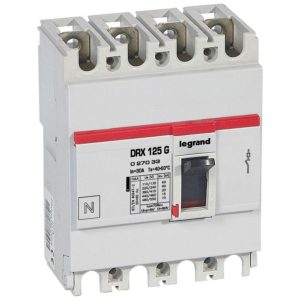 MCCB DRX 125 – 4P 30A – Nhiệt Từ – Icu 20kA – 415V~ | 027033 Legrand