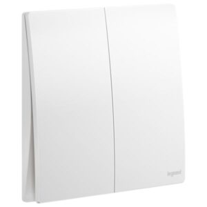 Công tắc đôi 1 chiều 16A Mallia Senses – White | 281002MW Legrand