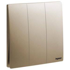 Công tắc ba 1 chiều 16A Mallia Senses – Đồng Đen | 281004DB Legrand