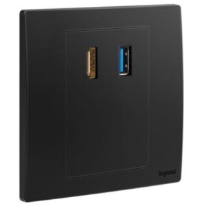 Ổ cắm USB + HDMI type A Mallia Senses 281021MB Legrand