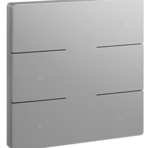 Công tắc cảm ứng KNX Legrand Mallia Senses 6 nút – Màu bạc đậm | 281025DS Legrand