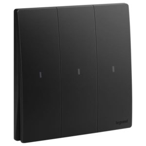 Nút nhấn ba có đèn LED 10A Mallia Senses | 281059 Legrand