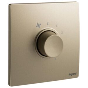 Dimmer quạt 100W Mallia Senses – Đồng Đen | 281082DB Legrand