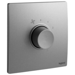 Dimmer quạt 100W Mallia Senses – Dark Silver | 281082DS Legrand