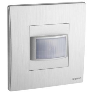 Công tắc cảm biến hồng ngoại Mallia Senses 1 gang 400W – mặt nhôm xước | 281091BA Legrand