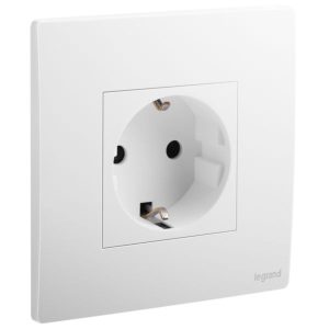 Ổ cắm đơn chuẩn Đức Mallia Senses | 281126 Legrand