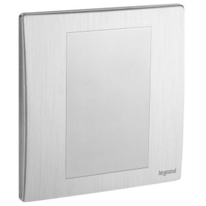 Tấm che 1 module Mallia Senses – Mặt nhôm xước | 281190BA Legrand