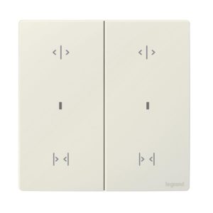 Công tắc đôi điều khiển rèm Mallia Senses with Netamo | 281510 Legrand