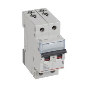 MCB Legrand TX³ – 2 Cực – 32A – Curve C – 10kA | 404208 Legrand