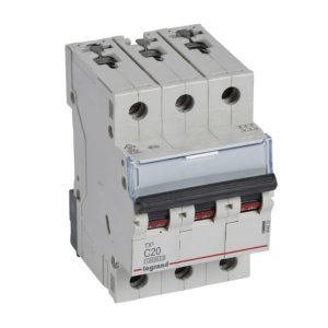 MCB TX3 3P 20A – Dòng C – Khả năng cắt 10kA | 404223 Legrand