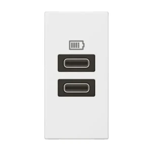 1 module USB two ports C+C – 3A-15W – White | 571692 Legrand