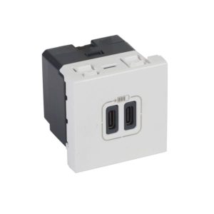 Ổ Cắm Sạc 2 Cổng USB Type-C Arteor™ 15W – 230V  | 572072  Legrand