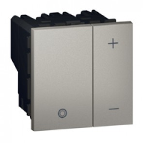 Bộ điều chỉnh độ sáng nút nhấn (Dimmer) Arteor 0-10V – Xám | 572738 Legrand