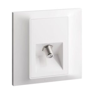 Ổ cắm TV đơn Belanko S chuẩn F Type – Màu trắng | 617626 Legrand
